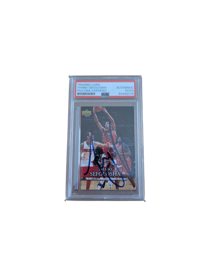 2007 Upper Deck Thabo Sefolosha PSA/DNA Certified Auto Trading Card