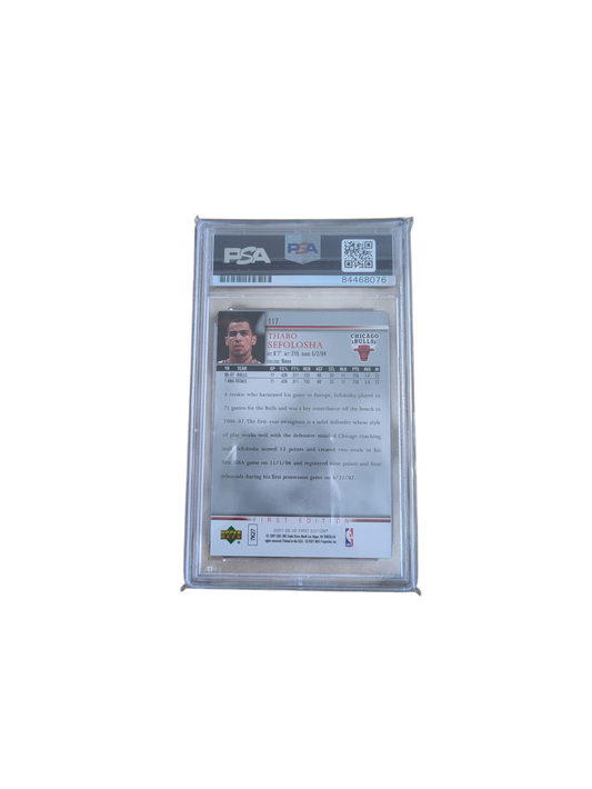 2007 Upper Deck Thabo Sefolosha PSA/DNA Certified Auto Trading Card