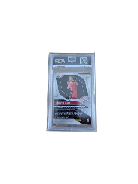 2024 Panini Prizm Kyshawn George Silver PSA Rookie Card