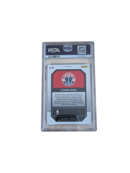2024 Panini Prizm Kyshawn George Emergent Silver PSA Rookie Card
