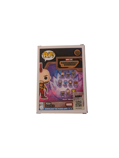 Funko POP Vinyl Guardians of the Galaxy 3 Kraglin signed by Sean Gunn "Dog"