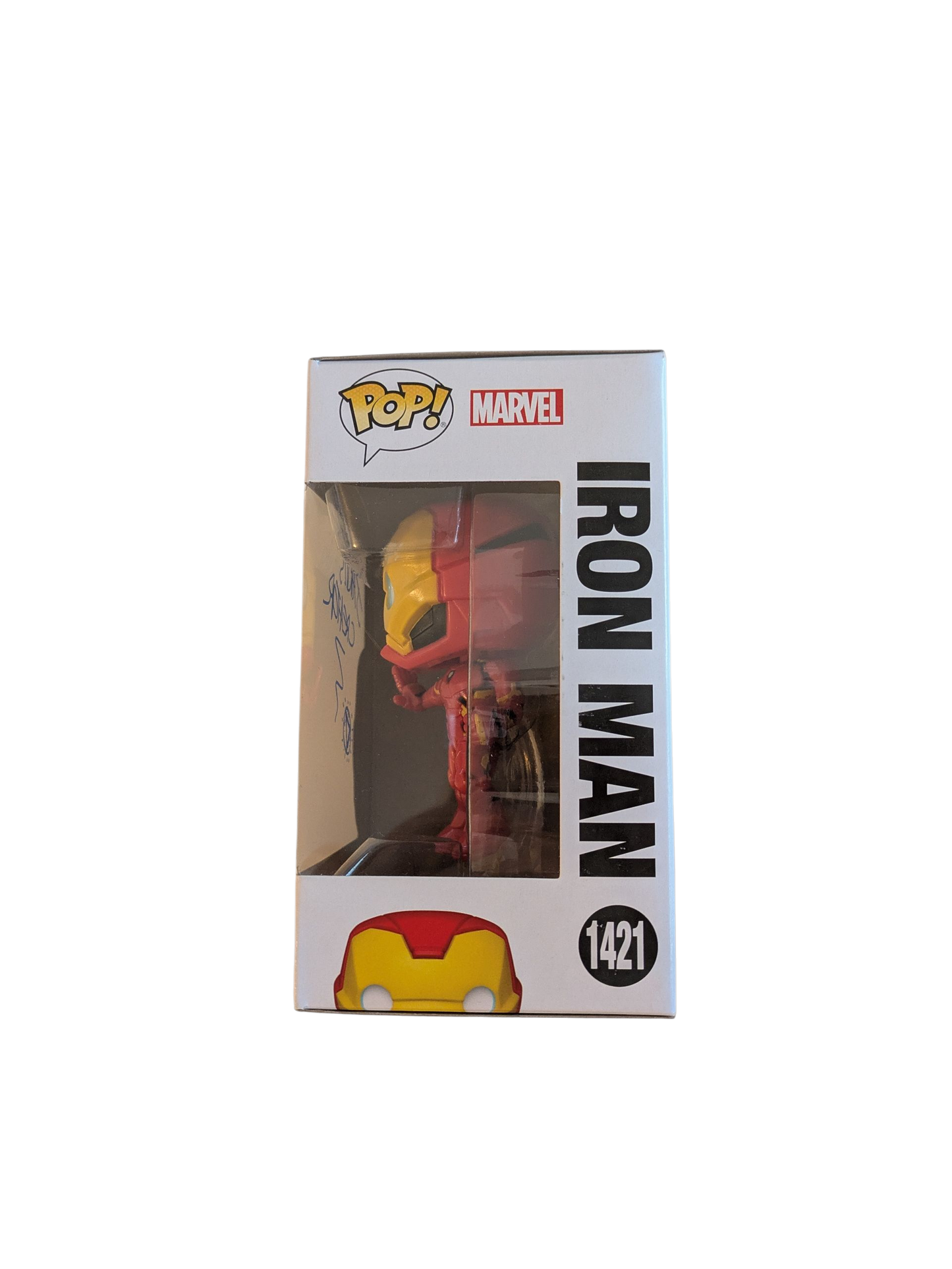 Funko POP Vinyl Marvel Iron Man signed by Jarvis Creator