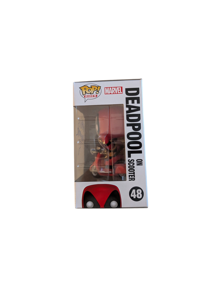 Funko POP Vinyl Marvel Deadpool on Scooter signed by Jarvis Creator