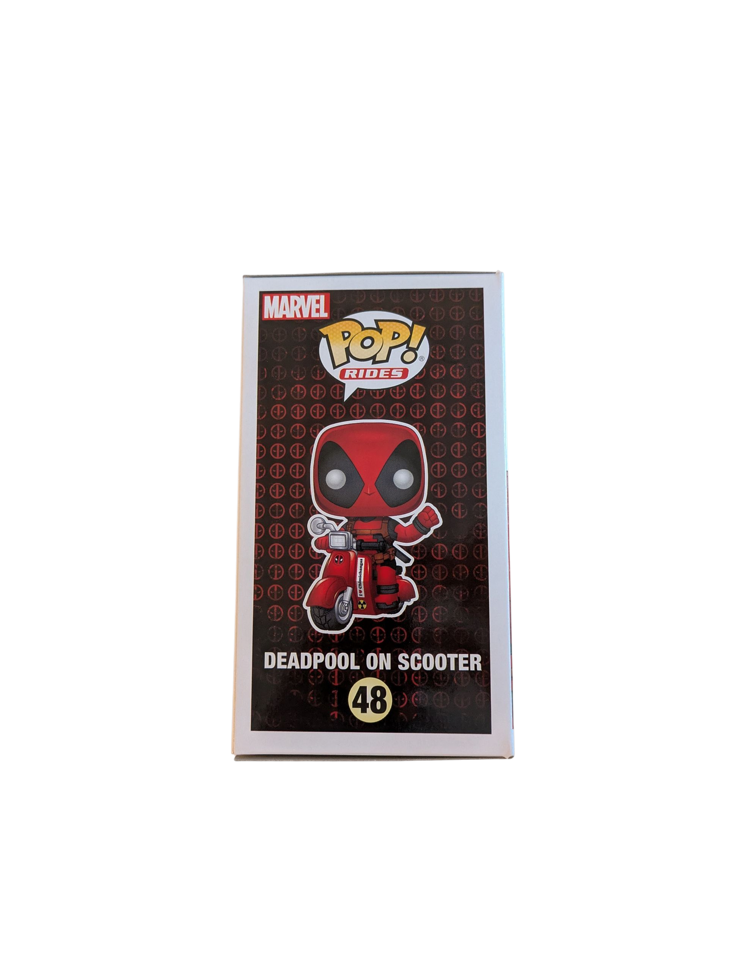 Funko POP Vinyl Marvel Deadpool on Scooter signed by Jarvis Creator