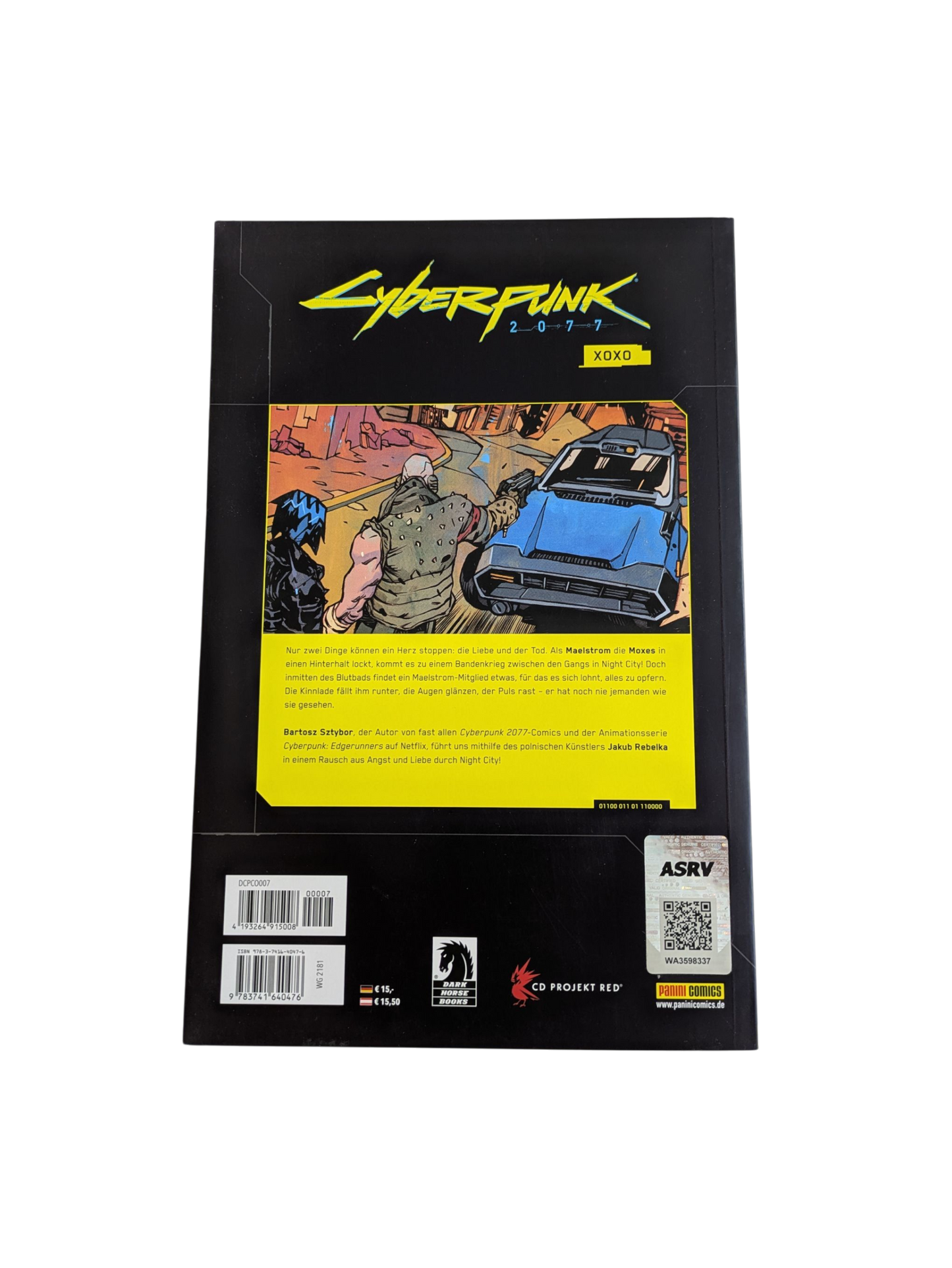 Comic Book DE Cyberpunk 2077 - XOXO signed by Kaja Chan