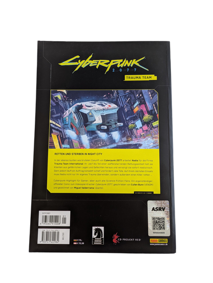 Comic Book DE Cyberpunk 2077 - Trauma Team signed by Kaja Chan