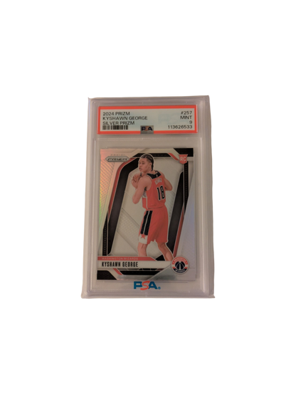 2024 Panini Prizm Kyshawn George Silver PSA Rookie Card