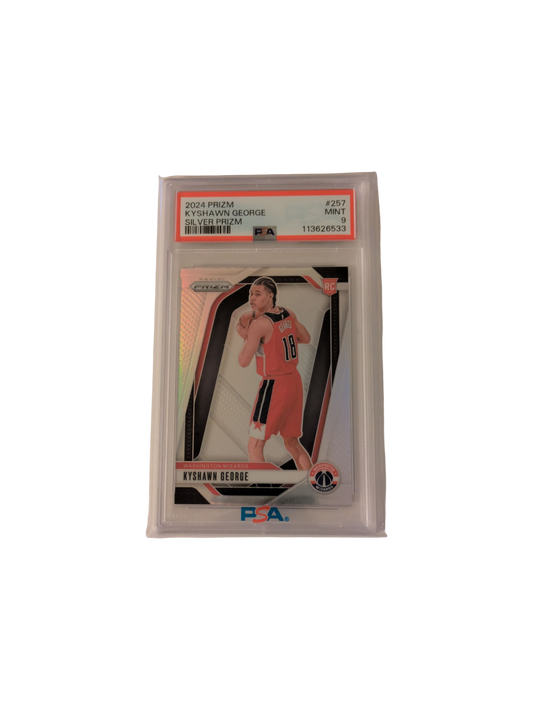 2024 Panini Prizm Kyshawn George Silver PSA Rookie Card