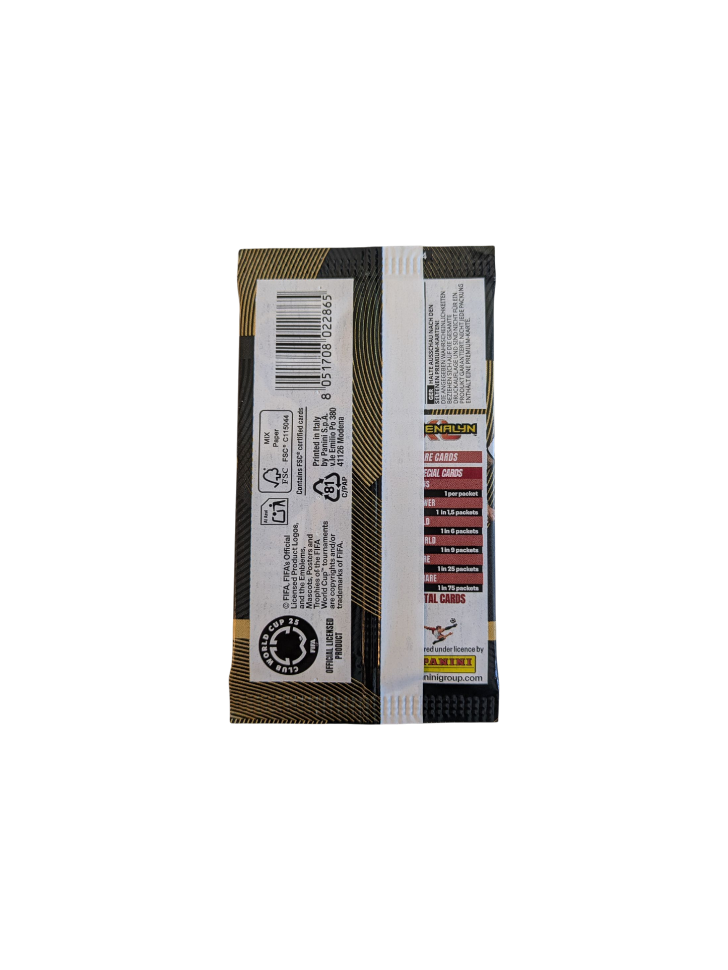 2025 Panini Adrenalyn XL FIFA Club World Cup 25 Card Pack