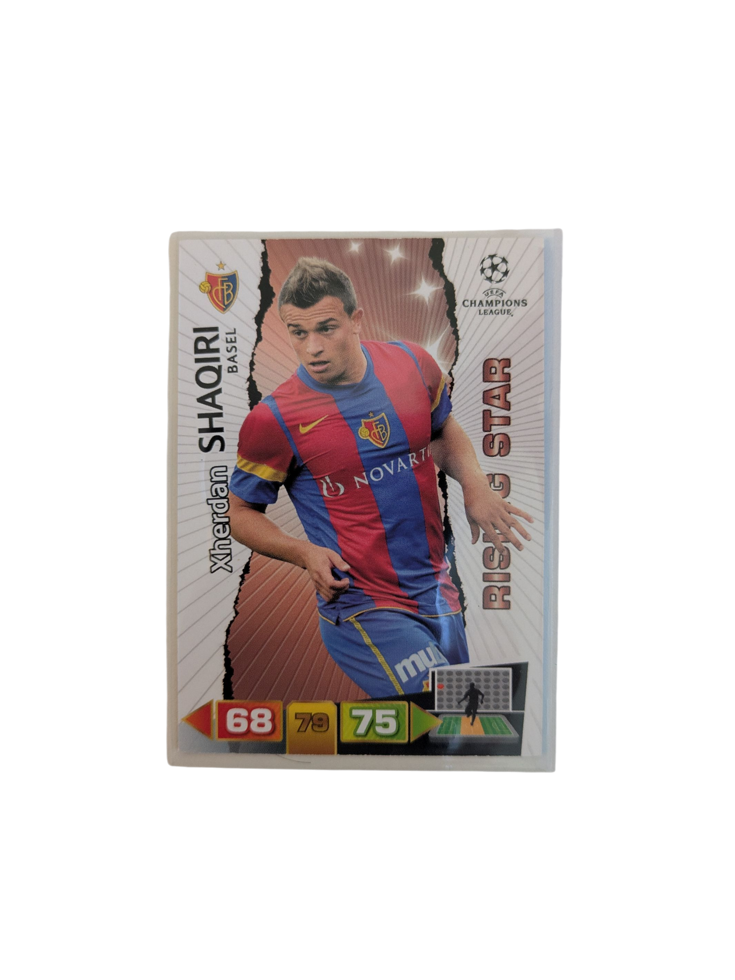 2011 Panini Adrenalyn XL FC Basel Xherdan Shaqiri Rising Star Card
