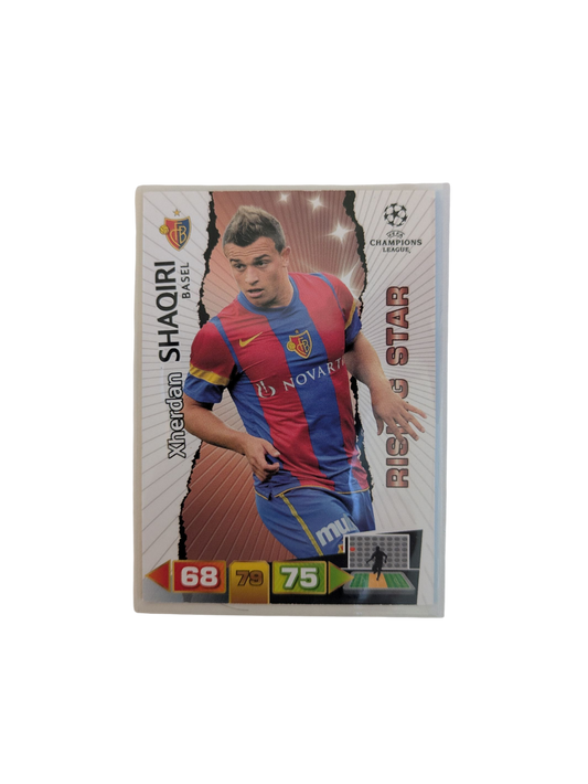 2011 Panini Adrenalyn XL FC Basel Xherdan Shaqiri Rising Star Card