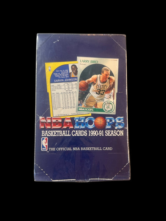 1991 NBA Hoops Basketball Cards Hobby Box