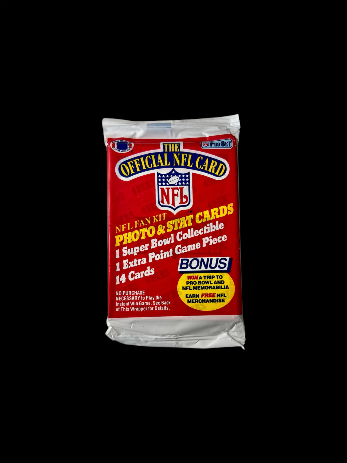 Nfl Fan Pack 1989 Pro Set NFL Fan Kit Photo and Stat Cards Pack