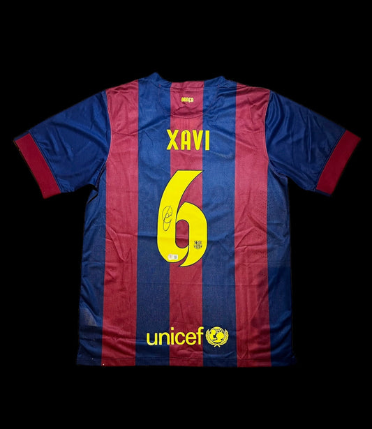 FC Barcelona Xavi signed Football Jersey