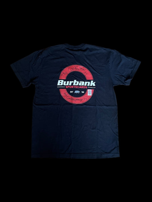 Burbank Sportscards Card Father and Card Daugther 1/1 signed T-Shirt