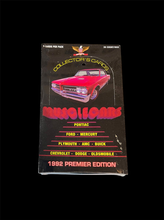 1992 Collect-a-Card Muscle Cars Hobby Box