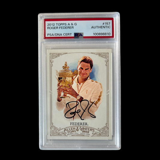 2012 Topps A&G Roger Federer Autograph Tennis PSA Card