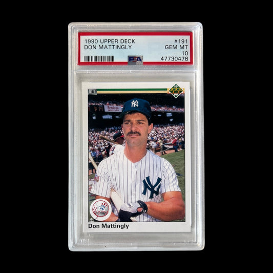 1990 Upper Deck Don Mattingly Baseball PSA Card