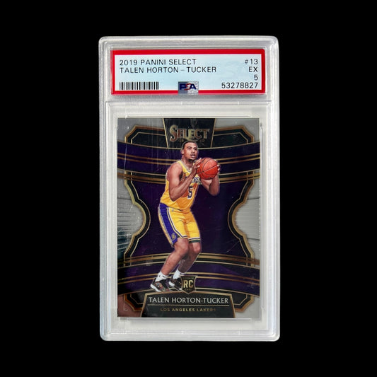 2019 Panini Select Talen Horton-Tucker Lakers PSA Card