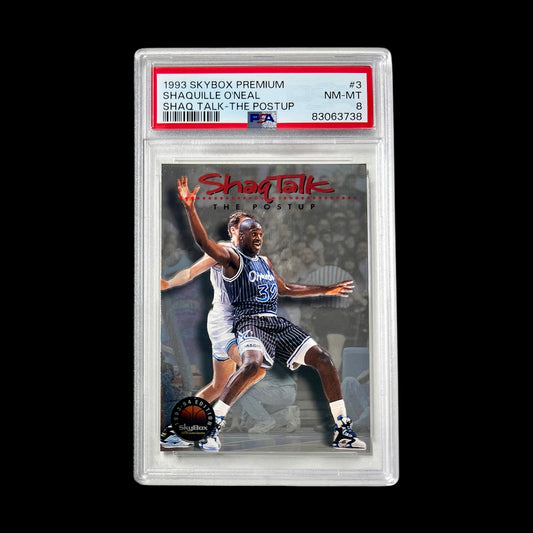 1995 Skybox Premium Shaquille O'Neal Shaq Talk PSA Card