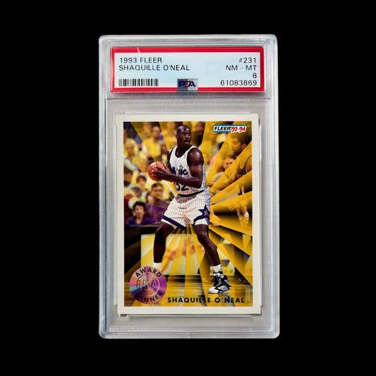 1993 Fleer Shaquille O'Neal #231 PSA card