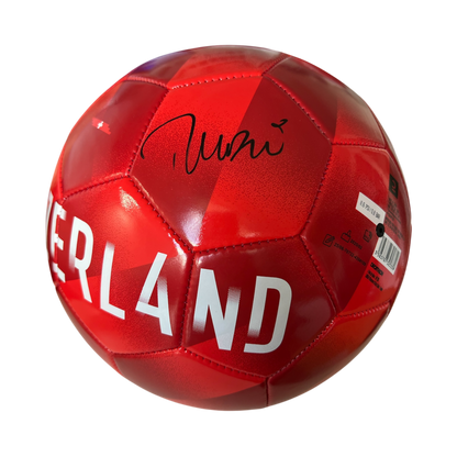 Switzerland Football Team Ball signed by Murat Yakin