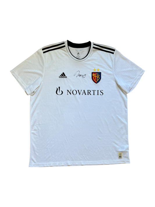 FC Basel Football Jersey signed by Murat Yakin (2XL)