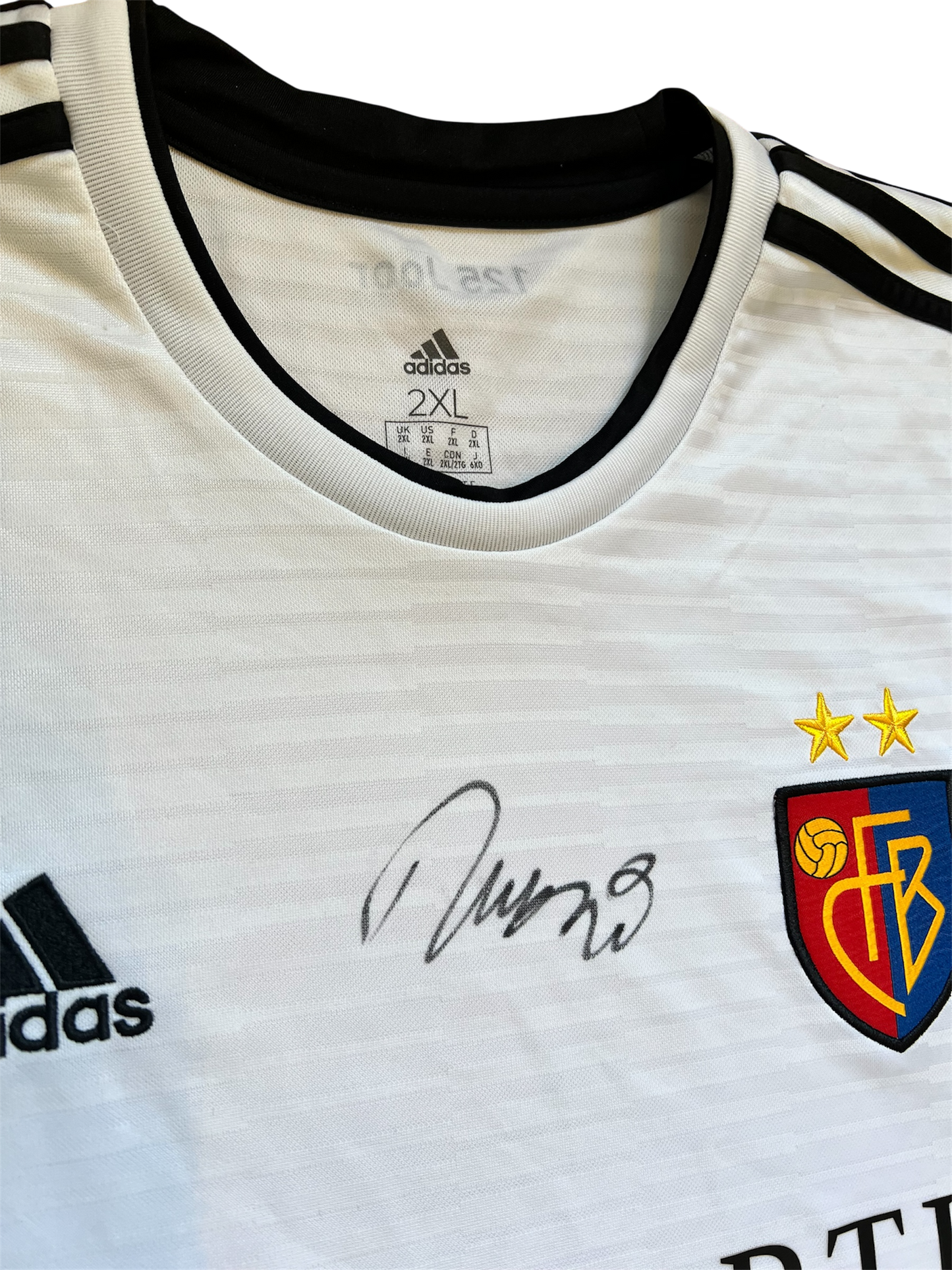 FC Basel Football Jersey signed by Murat Yakin (2XL)