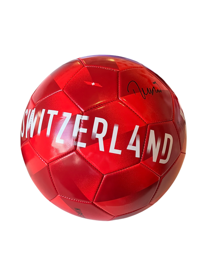 Switzerland Football Team Ball signed by Murat Yakin