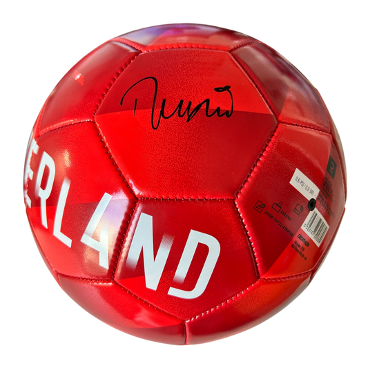 Switzerland Football Team Ball signed by Murat Yakin