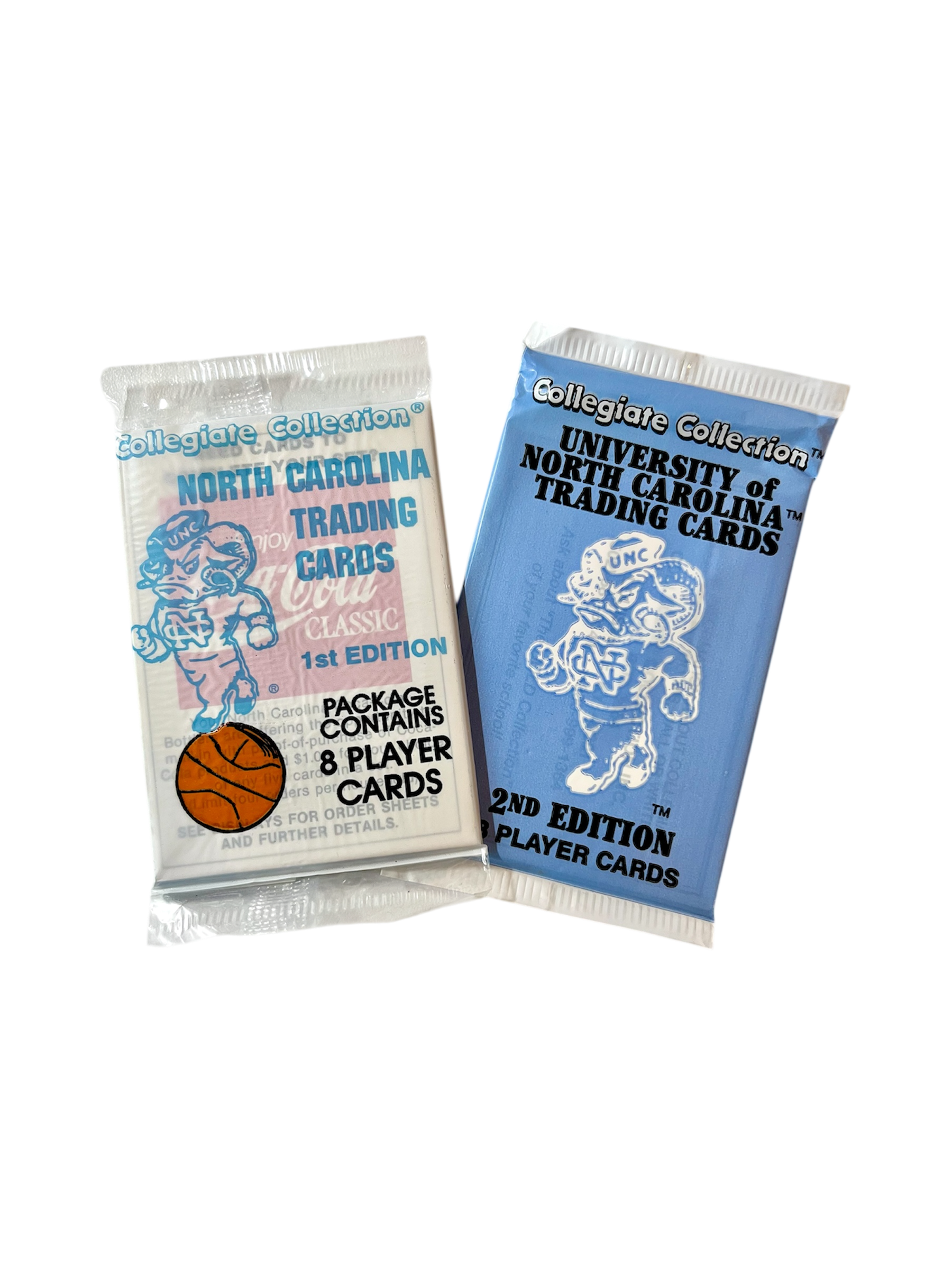 north carolina trading cards first edition 1989-1990 Collegiate Collection North Carolina Basketball 1st & 2nd Ed