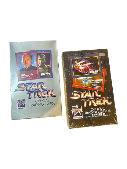 1991 Impel Star Trek Series 1 & 2 Hobby Box Bundle