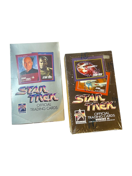 1991 Impel Star Trek Series 1 & 2 Hobby Box Bundle