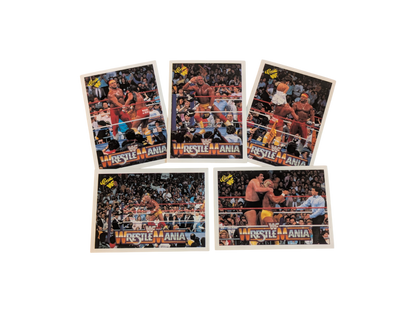 1990 TitanSports WWF Wrestle Mania IV Hulk Hogan Card Set