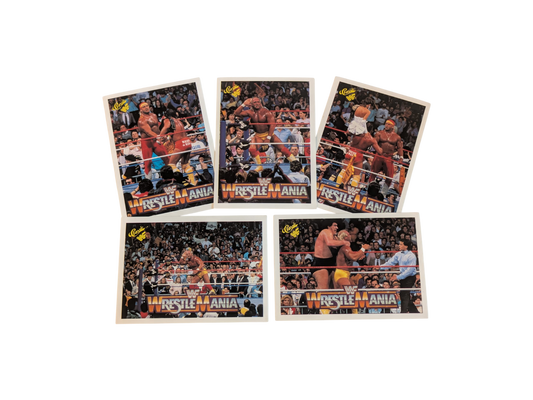 1990 TitanSports WWF Wrestle Mania IV Hulk Hogan Card Set