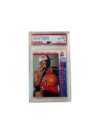 1993 Upper Deck Michael Jordan #204 PSA 8 card