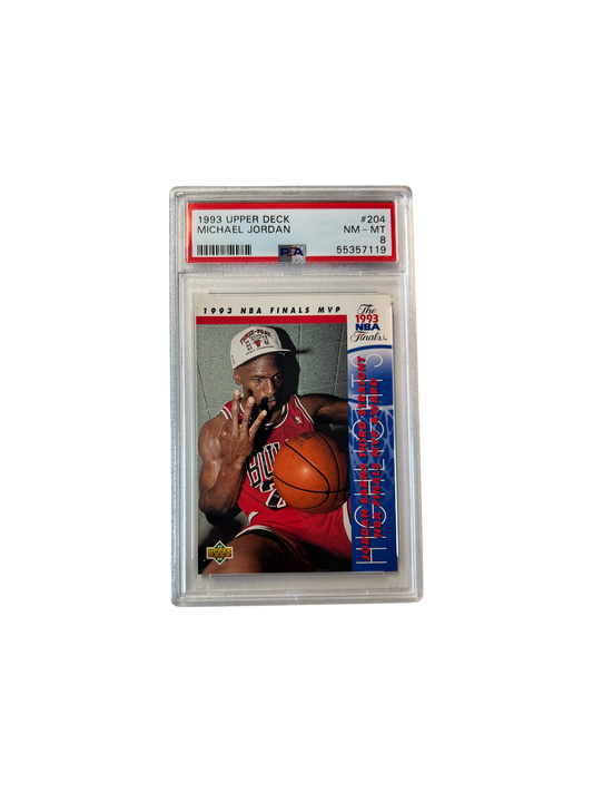 1993 Upper Deck Michael Jordan #204 PSA 8 card