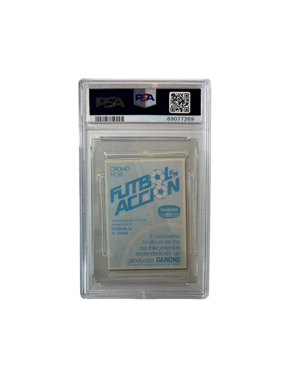 1982 Danone Brazil Futbol en Accion Pelé PSA 6 card