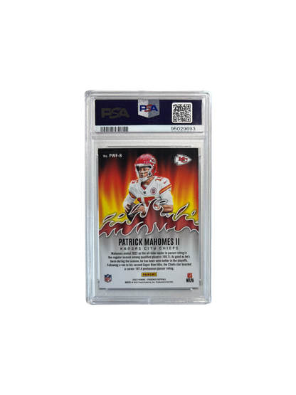 2023 Phoenix Patrick Mahomes II Playing with Fire SILVER PSA 10 card