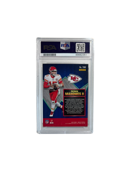 2020 Panini Mosaic Patrick Mahomes II Touchdown Masters PSA 10 card