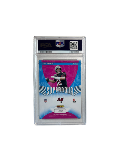 2021 Panini Instant Tom Brady Supernova PSA 10 card