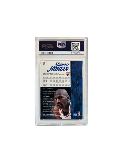 1995 Skybox Premium Michael Jordan PSA 8 card