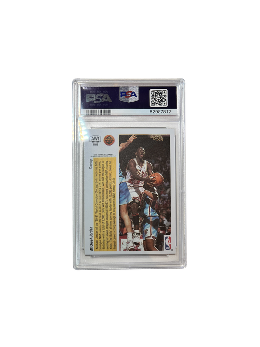 1991 Upper Deck Award Winner Michael Jordan Holograms PSA 7 card