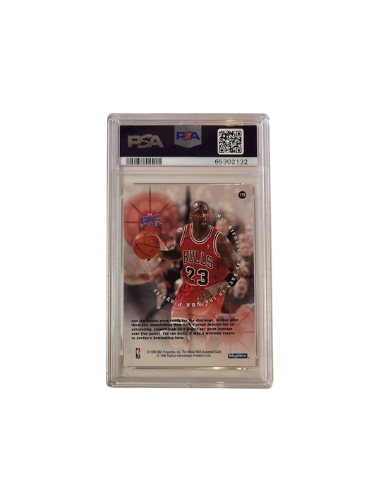 1996 Hoops Michael Jordan PSA 9 card