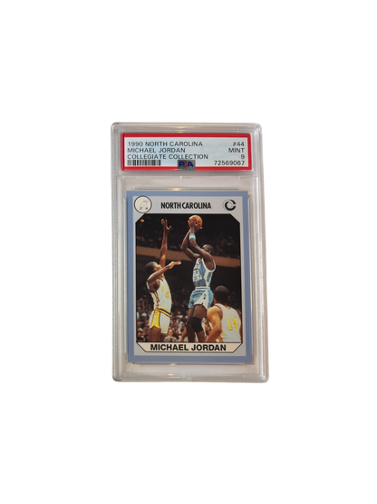 1990 North Carolina NCAA Michael Jordan #44 PSA 9 card