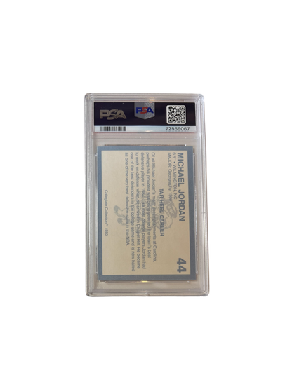 1990 North Carolina NCAA Michael Jordan #44 PSA 9 card