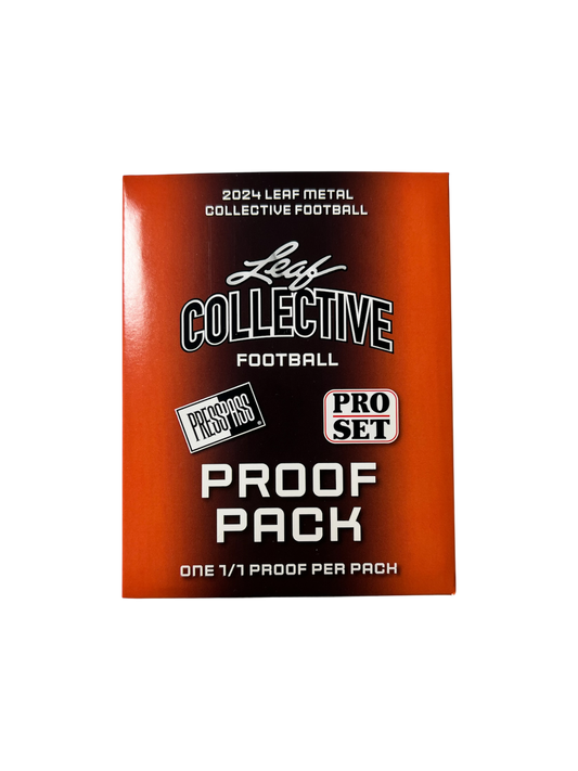 2024 Leaf Metal Collective US Football Proof 1/1 Pack