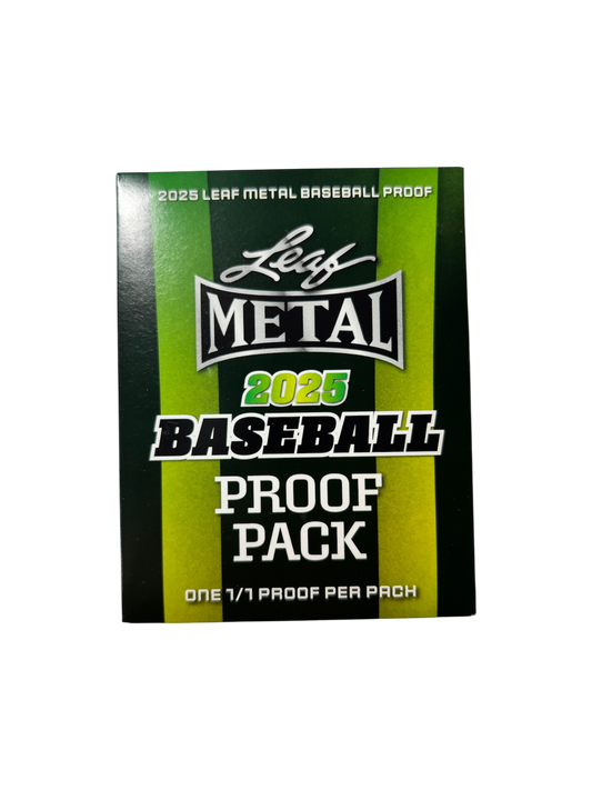 2025 Leaf Metal Baseball Proof 1/1 Pack