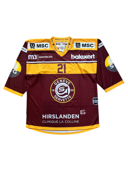 Geneve Servette HC Tim Berni signed Jersey