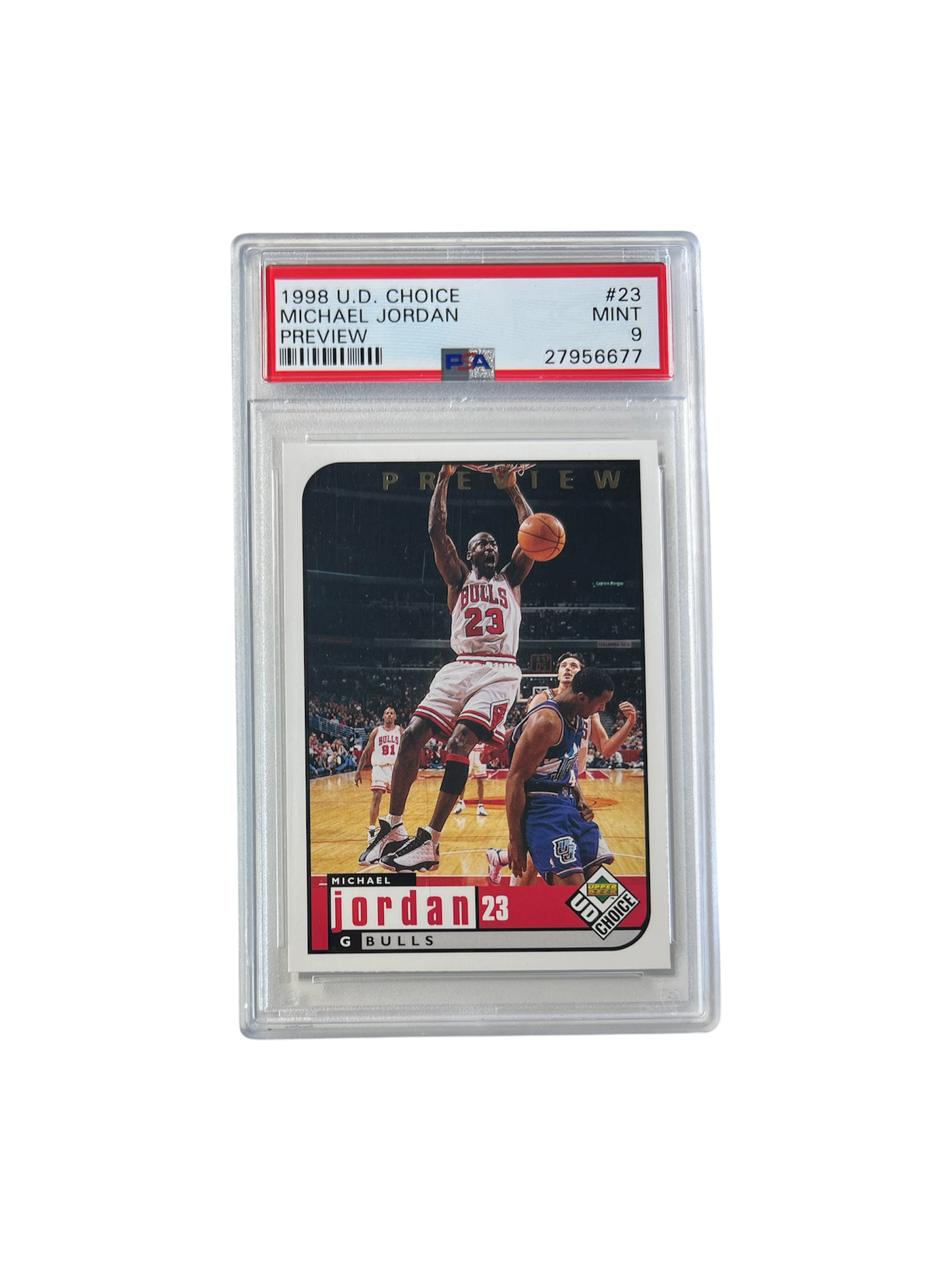 1998 Upper deck Choice Michael Jordan Preview